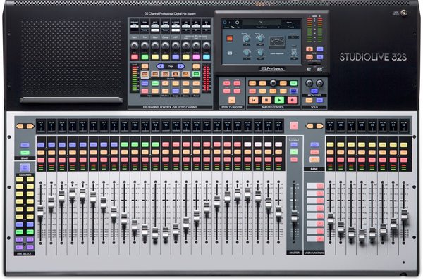 STUDIOLIVE 32S SERIES III 32CH 22-BUS DIGITAL MIXING CONSOLE / RECORDER / INTERFACE WITH AVB NETWORKING AND DUAL-CORE FLEX